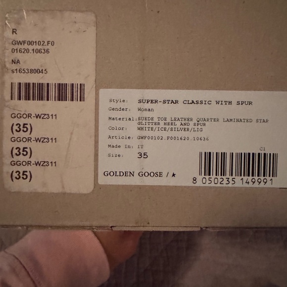 Golden Goose Kids Sneakers with Metallic Star and Purple Laces - Picture 6 of 7